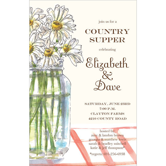 Country Table Invitations